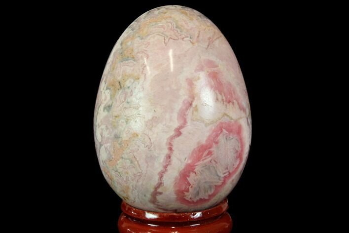 Polished Rhodochrosite Egg - Argentina #113386